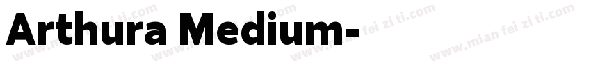 Arthura Medium字体转换